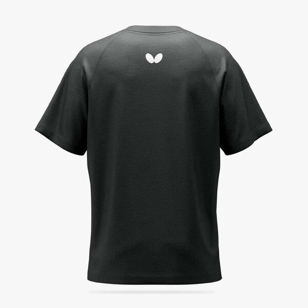 Butterfly Maltil T-Shirt - Black-Blue - Back